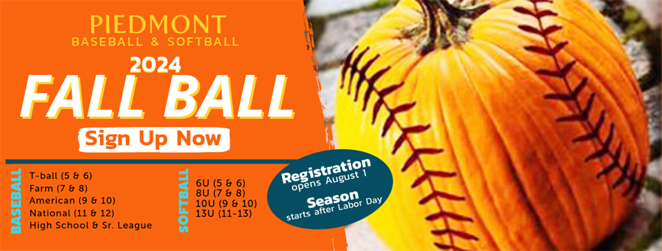 Register for Fall Ball!